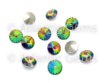 Crystal Vitrail Medium 12mm Swarovski 1122 Rivoli  - 12 pcs