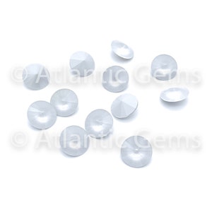 Crystal Powder Grey 12mm EuroCrystal 1122 Rivoli  - 12 pcs