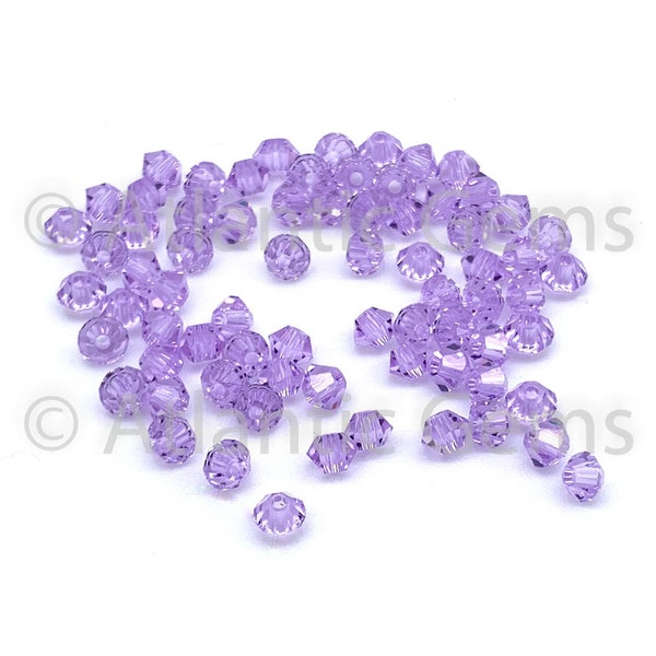 Violet 4mm Swarovski 5328 Bicone  - 72pcs