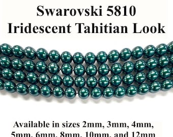 スワロフスキークリスタル5810ラウンドボールパールセンタードリル