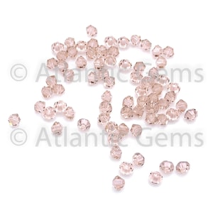 Vintage Rose 5mm Swarovski 5328 Bicone  - 72pcs