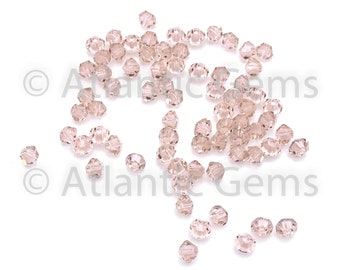 Vintage Rose 5mm Swarovski 5328 Bicone  - 72pcs