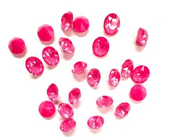 Crystal Dahlia Ignite SS29 Swarovski 1088 XIRIUS Chaton - 24 Pcs