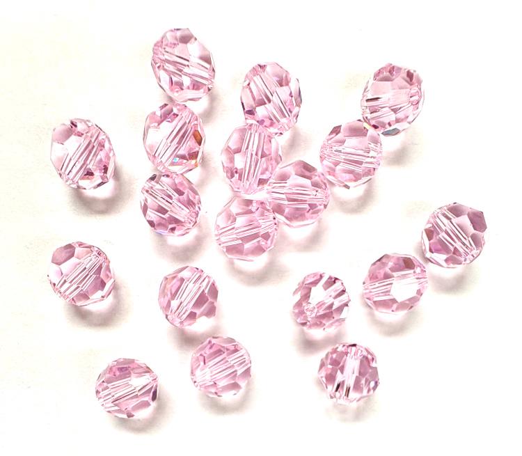 ロザリン 8 mm スワロフスキー 5000 ラウンドビーズ - 18個 - Etsy 日本