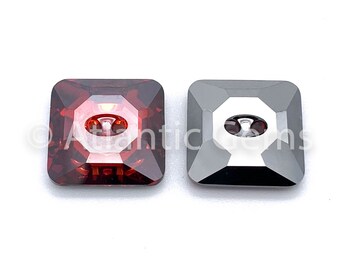 Crystal 2 pcs Clear 28mm x 17mm Swarovski 3231 Owlet Sew-on Stone