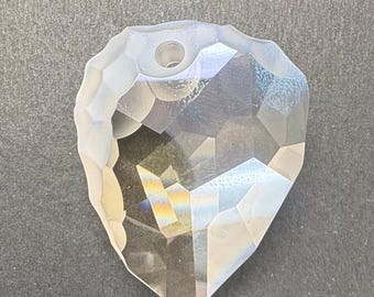 Crystal Moonlight 35 x 28mm Swarovski 6190 Rock Pendant (top drilled) - 1pc