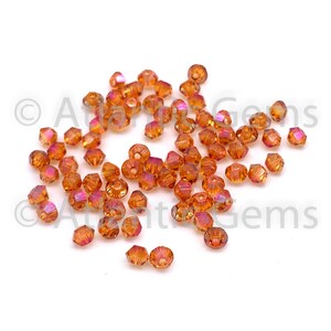 Crystal Astral Pink 6mm EuroCrystal 5328 Bicone Bead - 36pcs