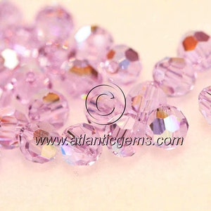 Violet AB 4mm Swarovski 5000 Round Beads  - 48pcs