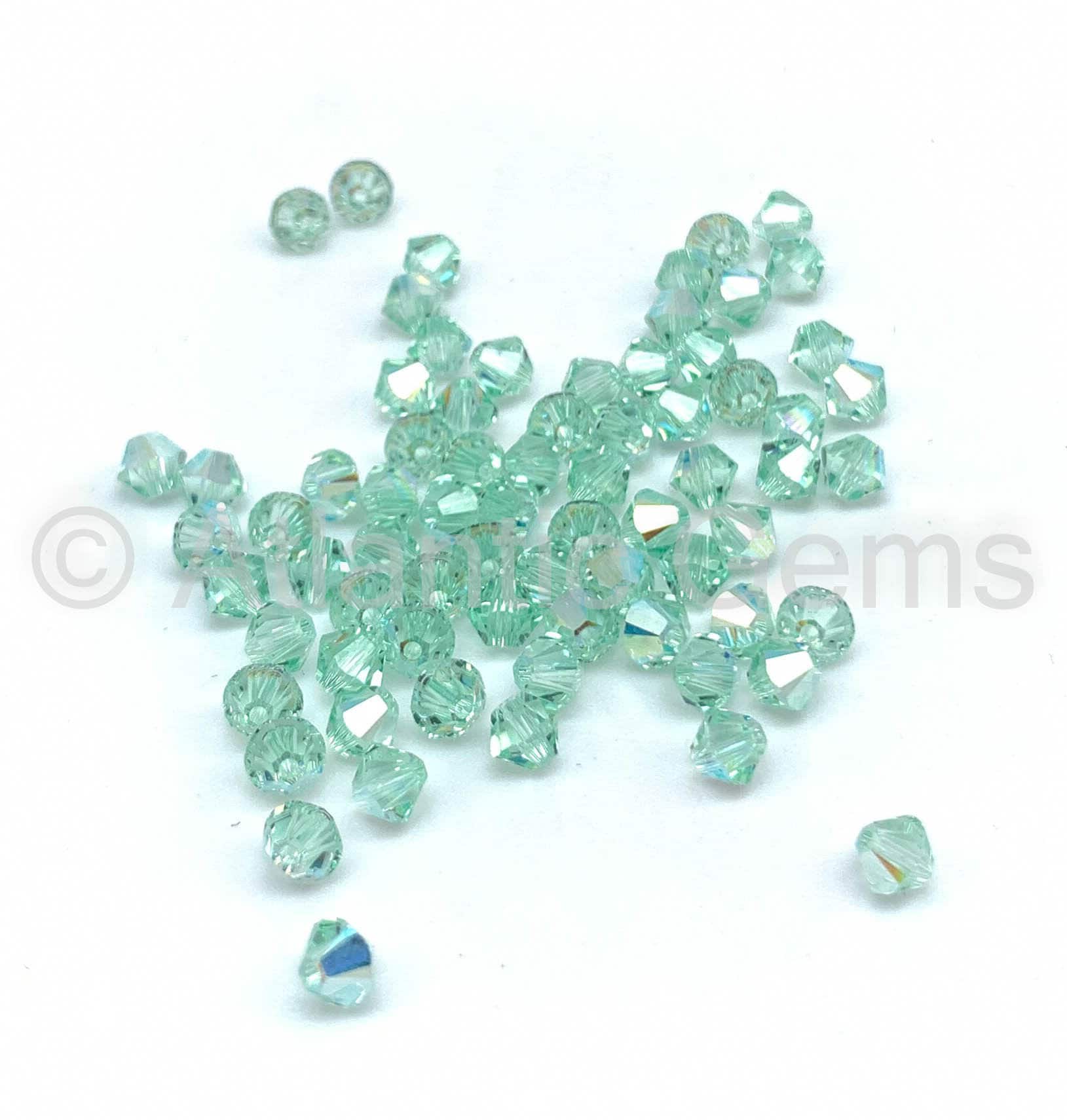 クリソライト AB 5 mm スワロフスキー 5301 バイコーン - 72 個 - Etsy