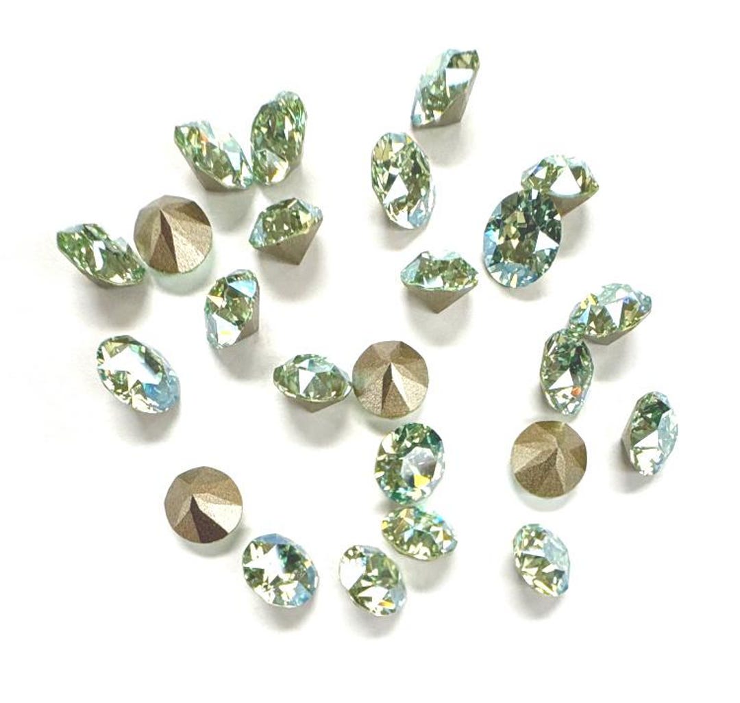 Chrysolite Moonlight SS39 Swarovski 1088 XIRIUS Chaton - 24 Pcs - Etsy
