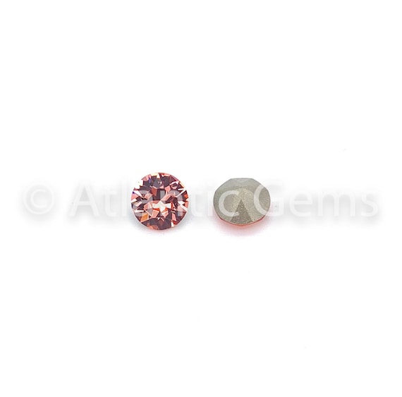 Rose Peach SS39 Swarovski 1088 XIRIUS Chaton - 24 Pcs - Etsy