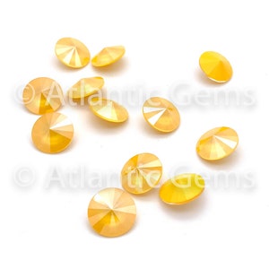 Crystal Buttercup 14mm EuroCrystal 1122 Rivoli - 12 pcs
