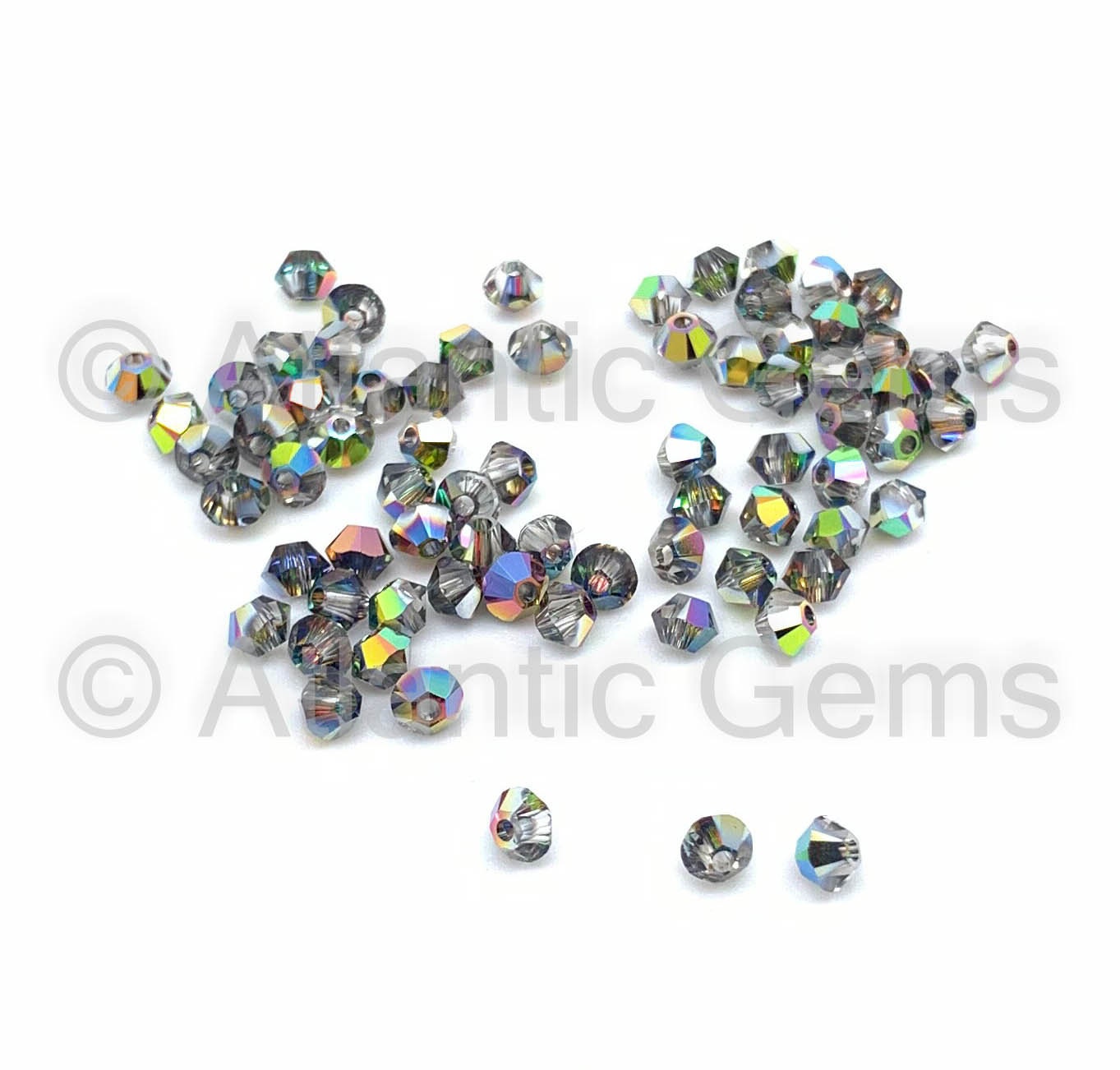 Crystal Vitrail Medium 4mm Swarovski 5328 Bicone - 72pcs - Etsy