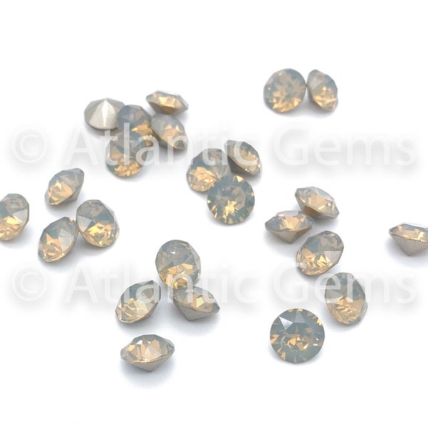 Light Grey Opal SS39 EuroCrystal 1088 XIRIUS Chaton - 24 pcs