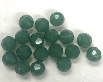 Paleisgroene Opaal 4mm Swarovski 5000 Ronde Kralen - 48st