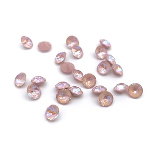 Crystal Dusty Pink DeLite SS39 EuroCrystal 1088 XIRIUS Chaton - 24 pcs