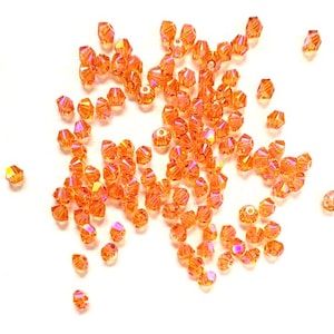 Sun Shimmer 2X 3mm EuroCrystal 5328 Bicone  - 72pcs