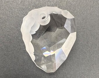 Crystal - Clear 35 x 28mm Swarovski 6190 Rock Pendant (top drilled) - 1pc