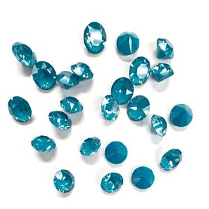 Crystal Teal Ignite SS39 EuroCrystal 1088 XIRIUS Chaton - 24 pcs