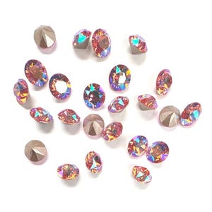 Rose Peach Shimmer SS39 EuroCrystal 1088 XIRIUS Chaton - 24 pcs