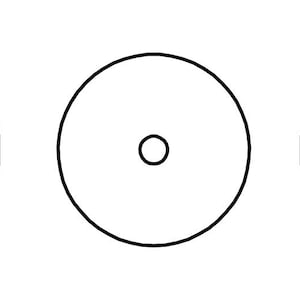 May include: Three round beads, each with a different design. The first bead has two horizontal lines across the center. The second bead has a small circle in the center. The third bead has two horizontal lines across the center.