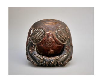 アンティーク 日本製 仏教用太鼓 太鼓 手工芸品 1800 年代 寺院