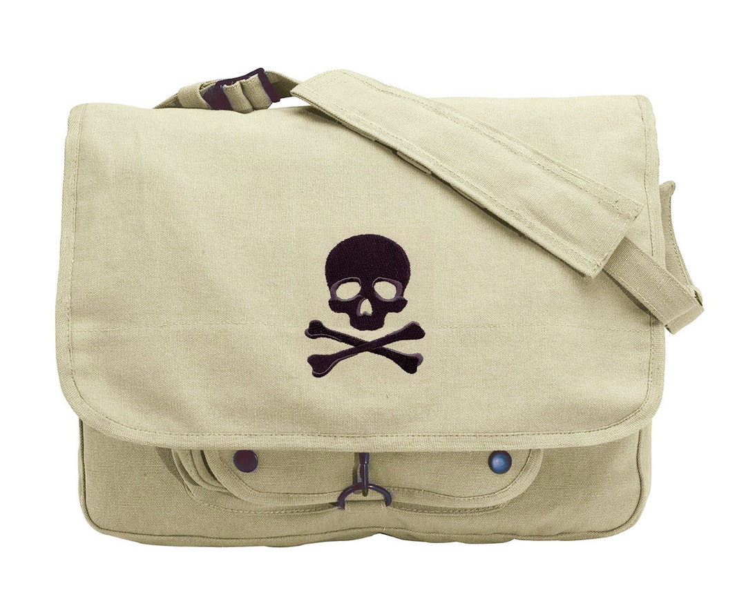 C.C. Rider Nylon Messenger Bag, Laptop Everyday Carry Bag