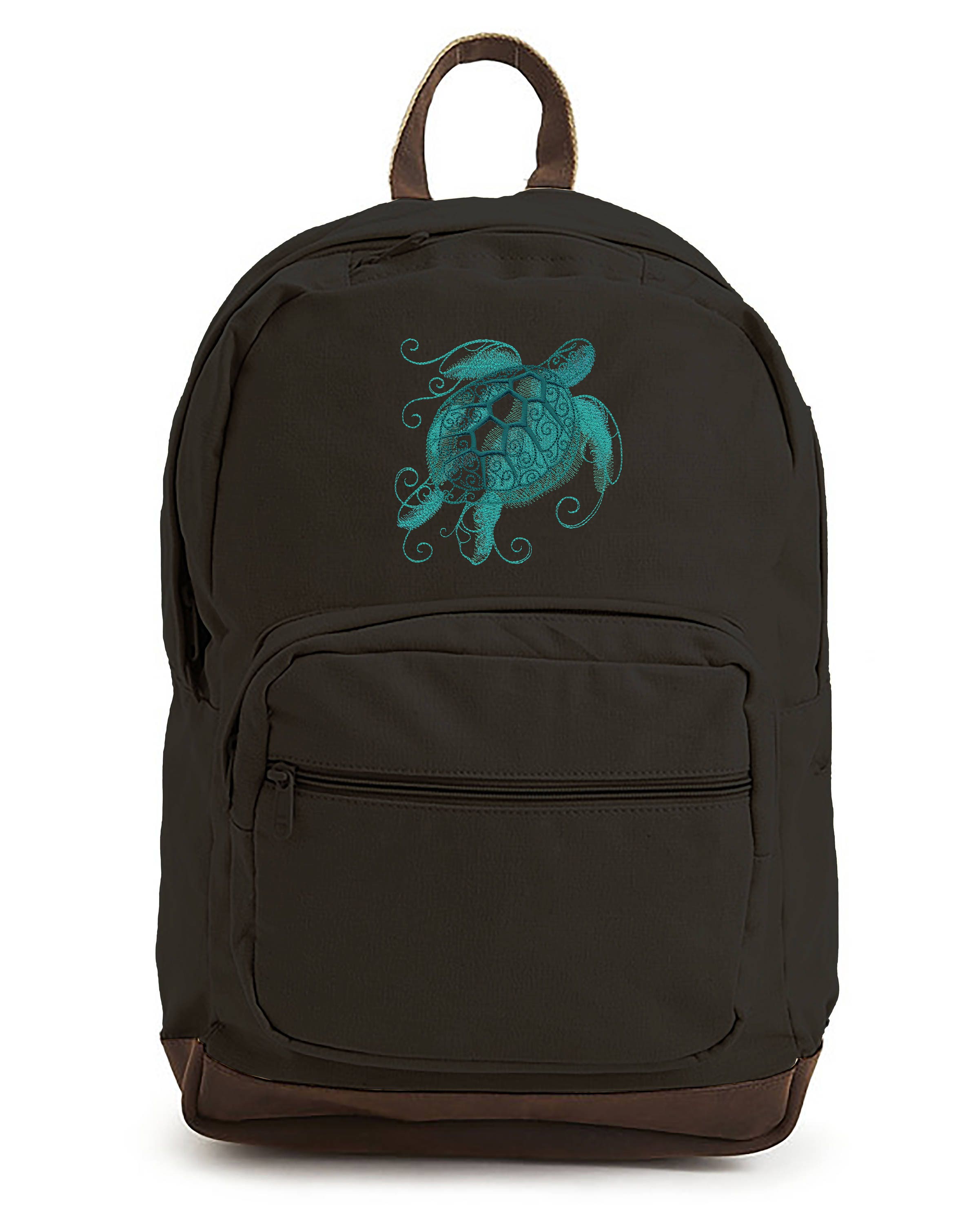 4162 Underwater Sea Turtle Fish Coral Mini Backpack Purse Travel Bag Sea Turtle Backpacks main image 2