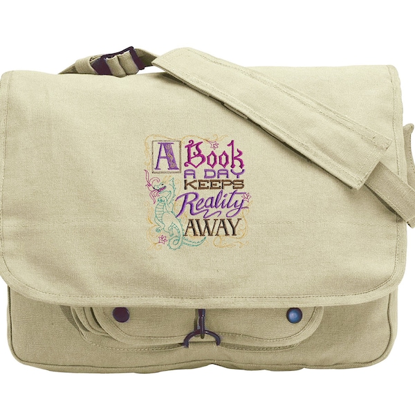 Messenger Book Bag Etsy