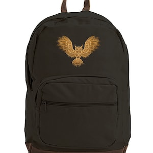 Leather Owl Backpack - Etsy display picture 3