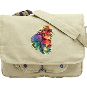 Messenger Bag bestickt aus Canvas