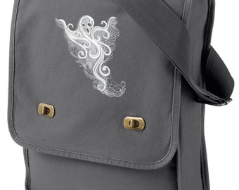 Ghost Baroque - Ghost Embroidered Canvas Field Bag
