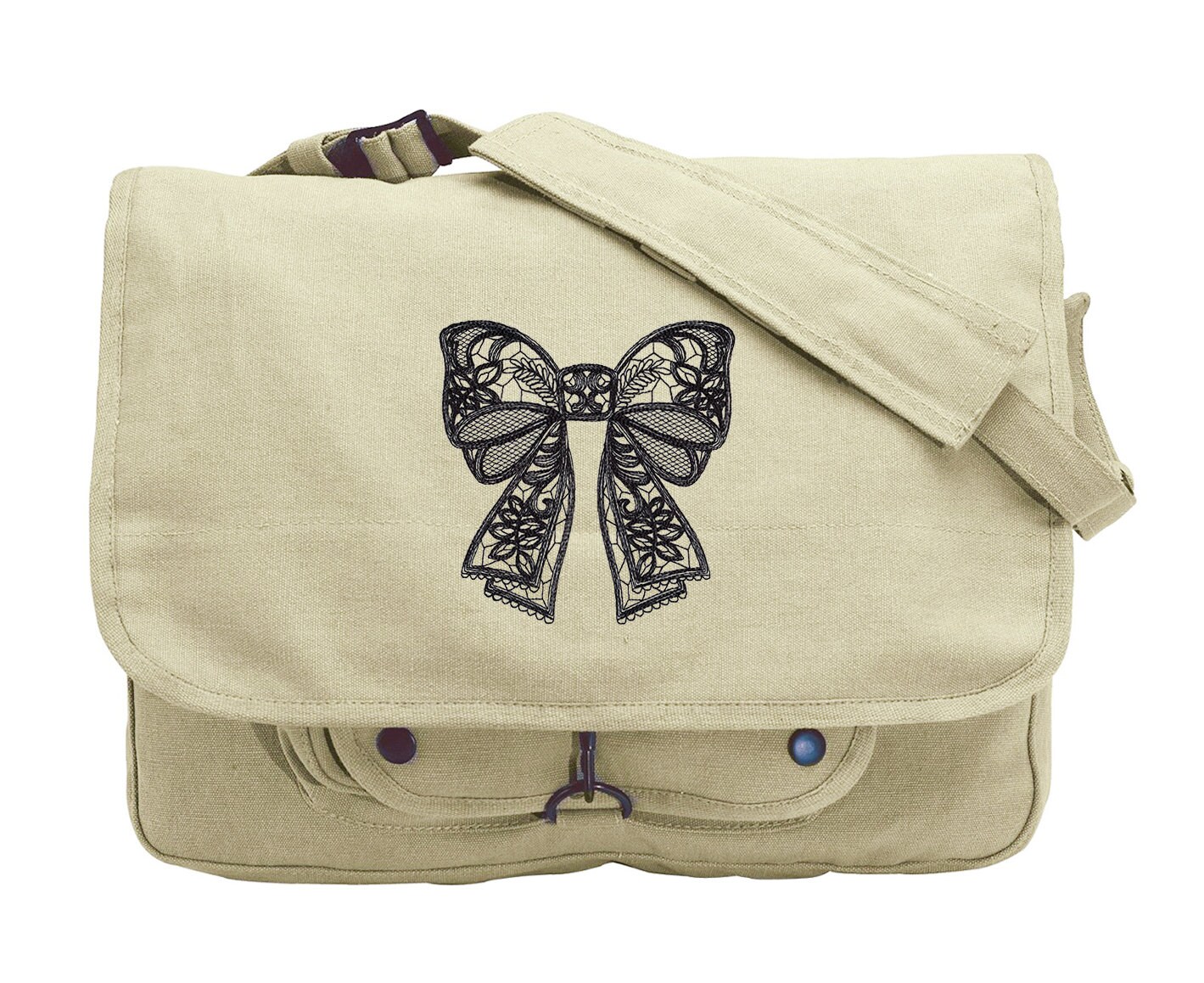 Box Messenger Bag Girly Laptop Bag Put a Bow on It Etsy