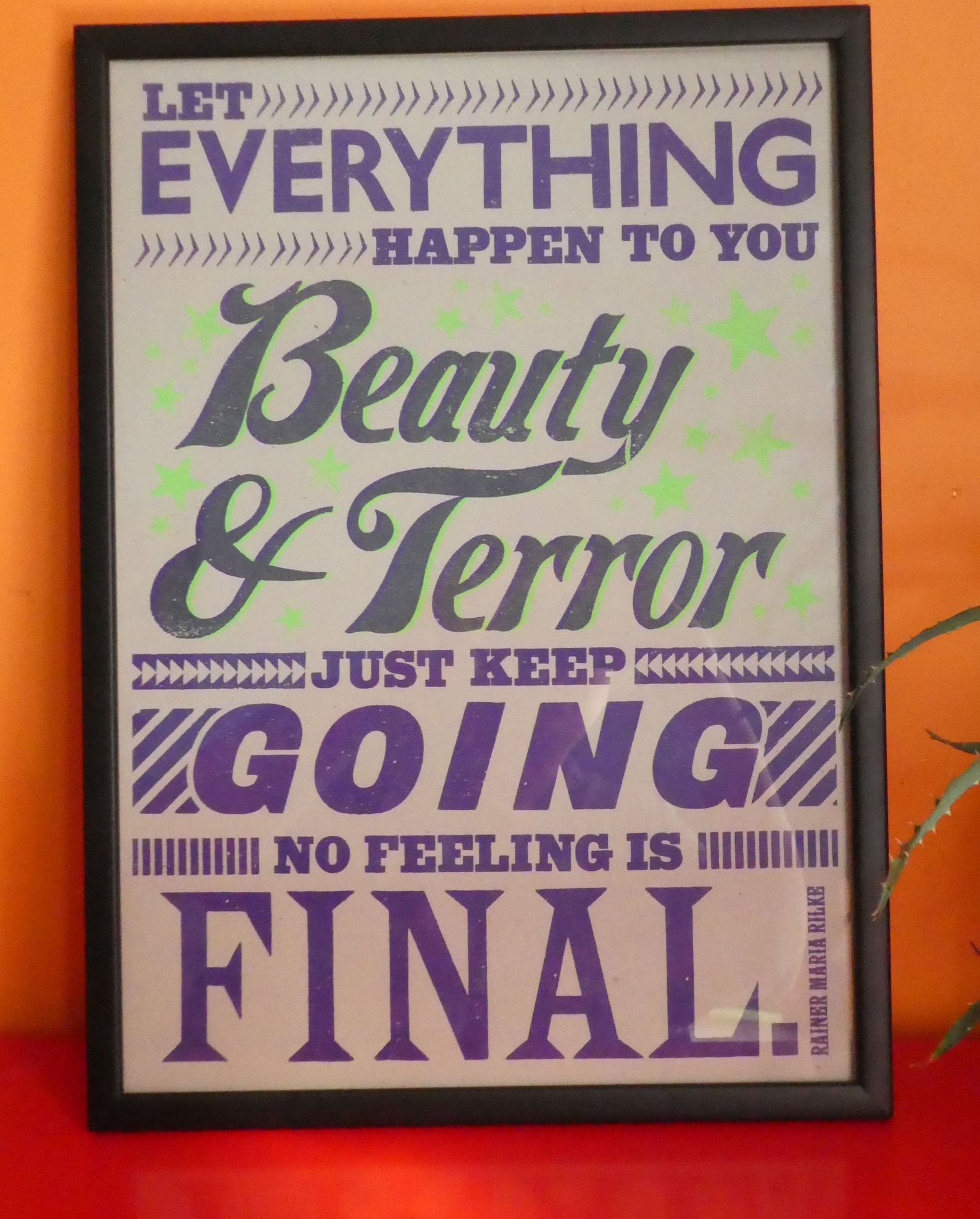 Rainer Maria Rilke, Jojo Rabbit Film Quote, Taika Waititi Movie Wall ...