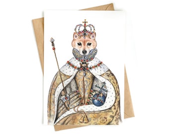 2 x Greeting Cards 'Queen Elizabeth I'