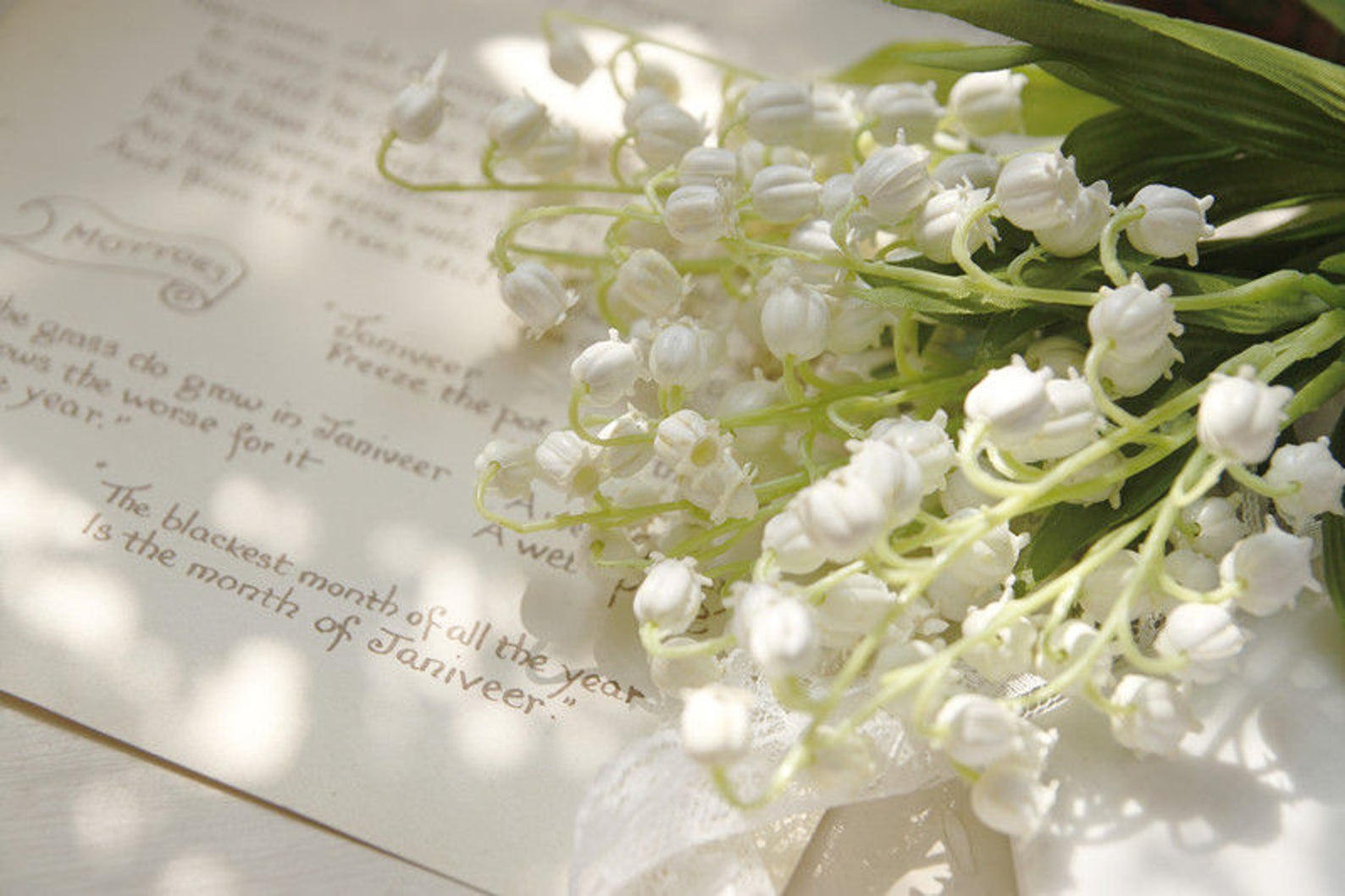 High Quality Silk Flower Lily of Valley Silk Lily Silk Valley Etsy