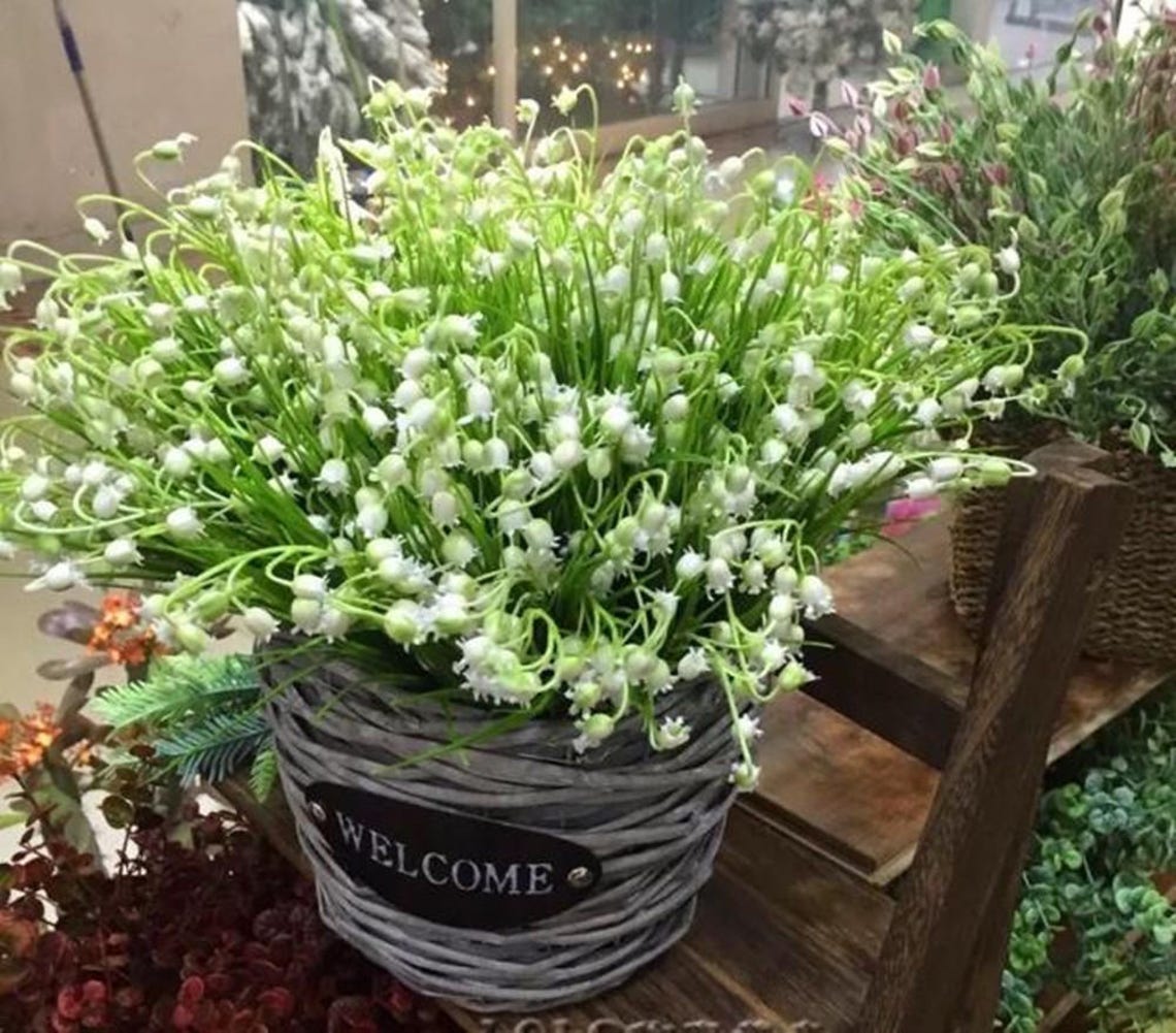 High Quality Silk Flower Lily of Valley Silk Lily Silk Valley Etsy