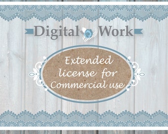 Extended license for commercial use, graphic design, digital paper, digital graphics, digital background, clipart, clip art