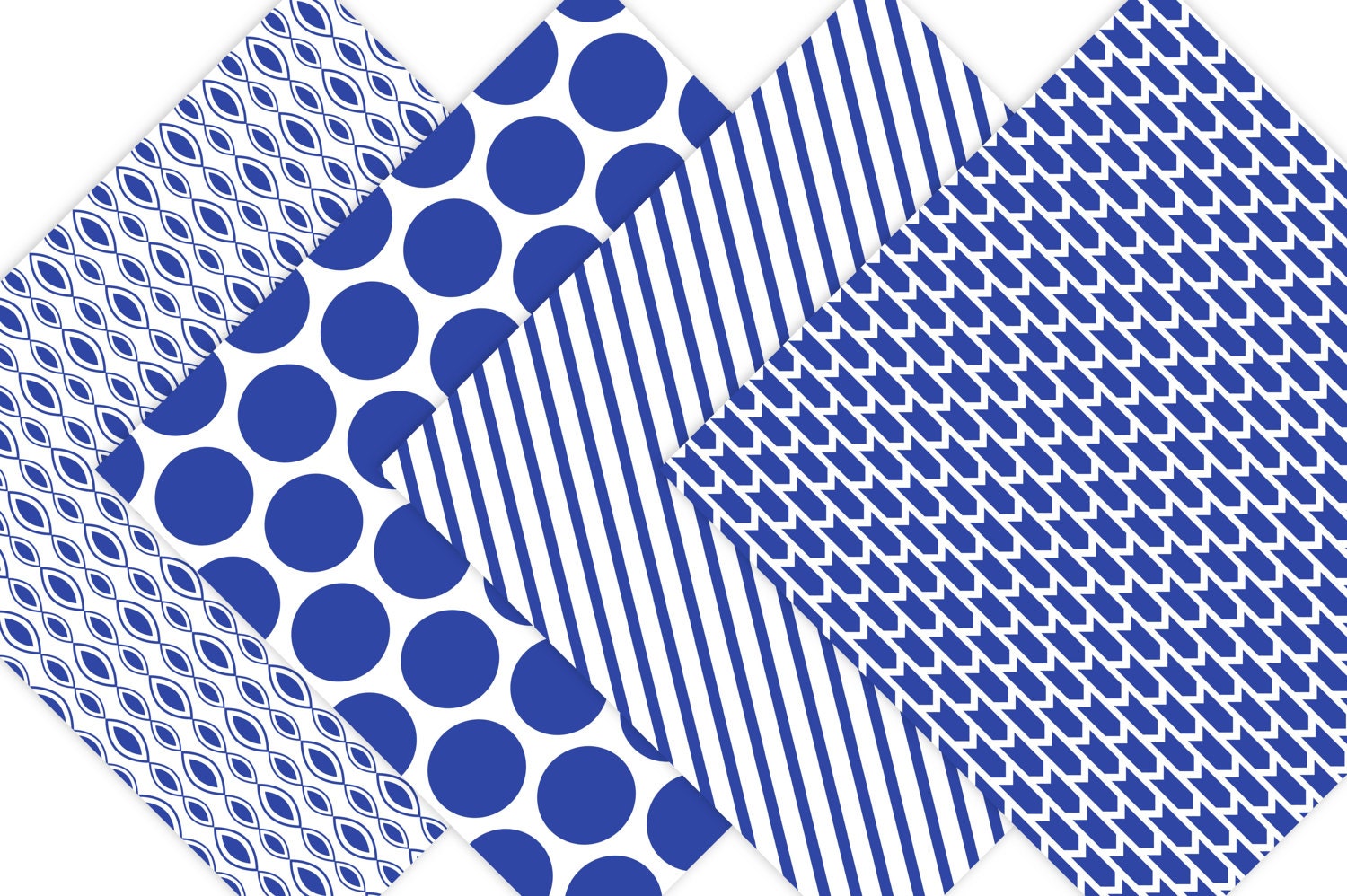 Blue Digital Paper - Blue Scrapbook Paper - Commercial Use Backgrounds ...
