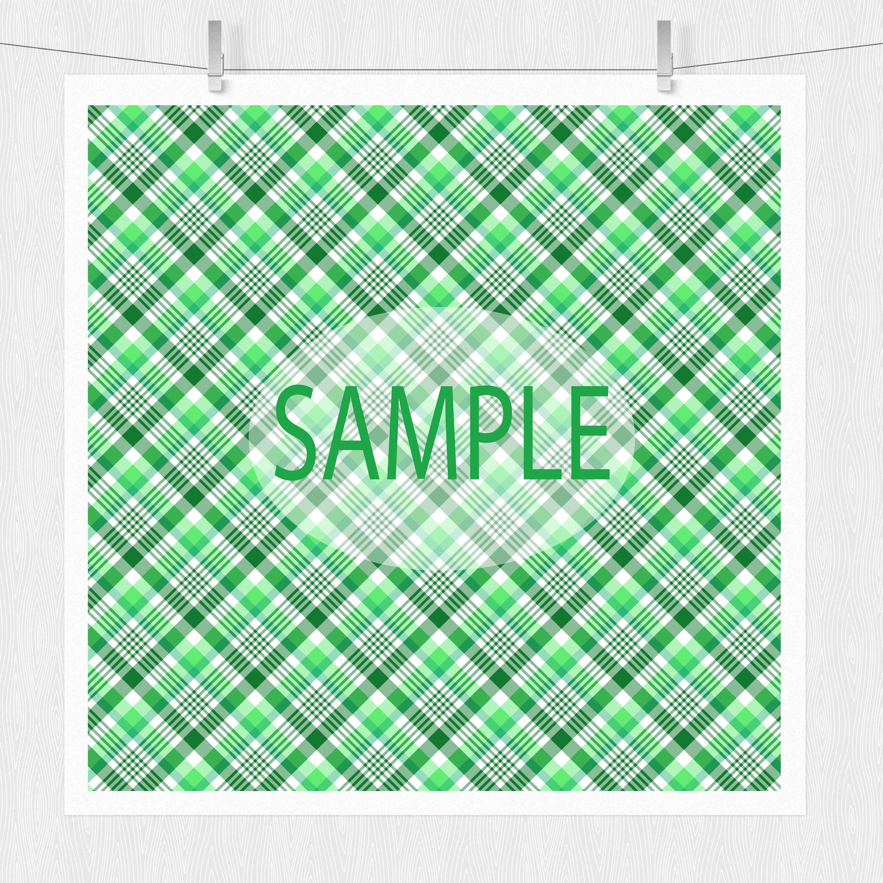 Green Plaid Digital Paper Green Plaid Plaid Scrapbook Paper Etsy