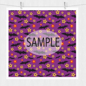 Digitalt Halloween-papper, Halloween-scrapbookingpapper, Halloween-bakgrunder, Halloween-mönster, Halloween-mönstrat papper, papperspaket bild 2