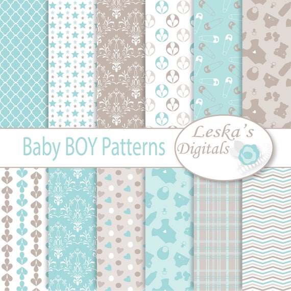 Bebe Garcon Fond Bebe Garcon Papier Numerique Telechargement Etsy
