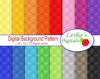 Digitales Papier "ZENTANGLE SCRAPBOOK PAPER" Buntes digitales Papierpaket, kommerzielle Nutzung, sofortiger Download, druckbares Papier, Hintergrund