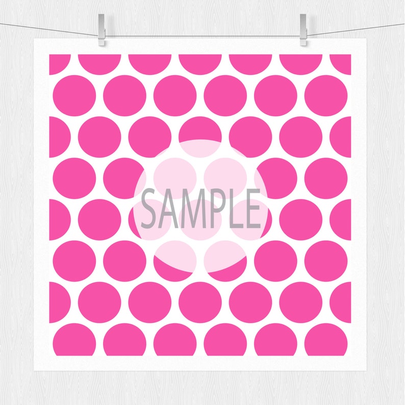 Hot Pink Digital Paper Pack Hot Pink Scrapbook Paper Etsy