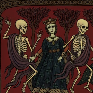 Danse Macabre - Fine Art Giclée Print on Archival Watercolor Paper