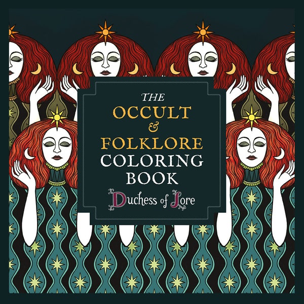 The Occult & Folklore Colouring Book - Signed by the Author