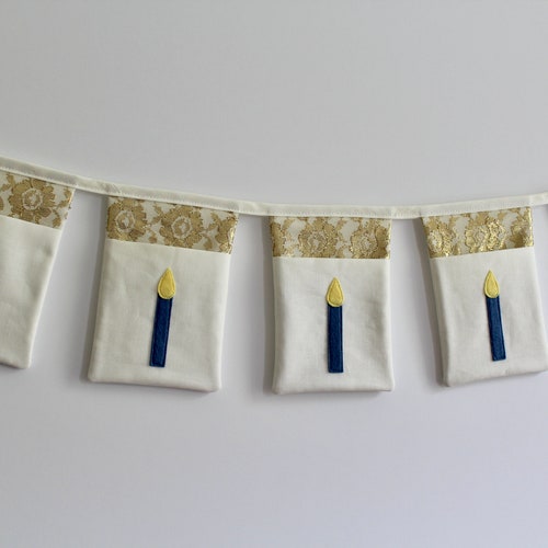 Buy Hanukkah pocket banner - Chanukah stocking or advent