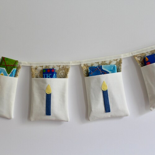 Buy Hanukkah pocket banner - Chanukah stocking or advent