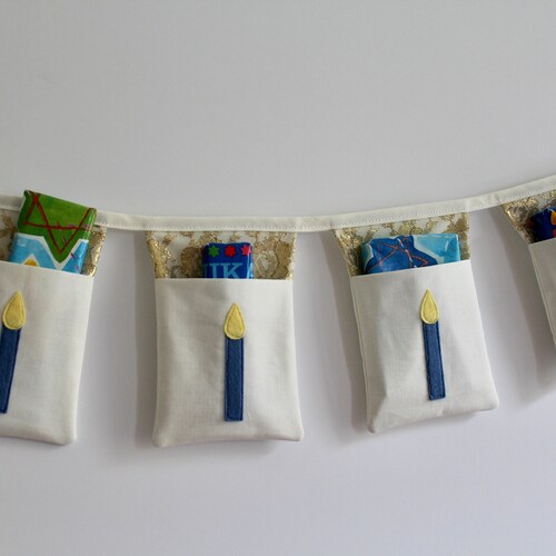 Buy Hanukkah pocket banner - Chanukah stocking or advent