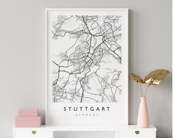 Stuttgart Poster Etsy